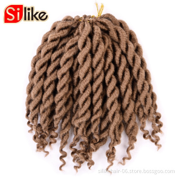 Faux Locs crochet hair with Curly Ends 12 roots/pack Synthetic Hair Crochet Braids Goddess Fauxs Locs Crochet Braiding Hair
